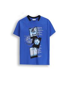 Футболка Coccodrillo, кобальтовый синий