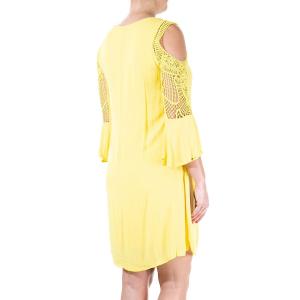 Женское свободное платье крючком с открытыми плечами Nina Leonard Nina Leonard, темно-синий