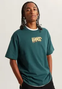 Футболка свободного кроя с принтом «каменный вихрь» Vans, Medium Green