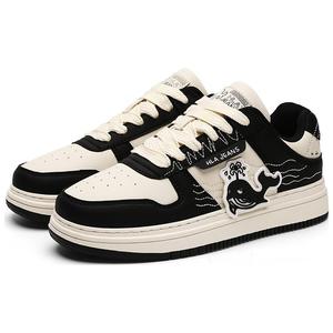 Износостойкие, легкие, дышащие и нескользящие. Низкие кроссовки для скейтборда Unisex HLA JEANS, бежево-серый