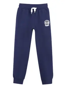Джоггеры с вышитым логотипом Timberland Kids, синий
