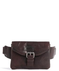 Поясная сумка Bronco из мелкозернистой кожи Spikes & Sparrow, коричневый