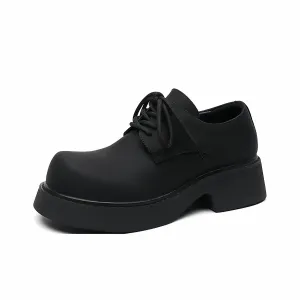 MUYI Низкие повседневные туфли, увеличивающие рост, унисекс, черные