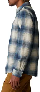 Мужская рубашка с длинным рукавом Mountain Hardwear, цвет Adriatic Blu Ombr Chk Prt