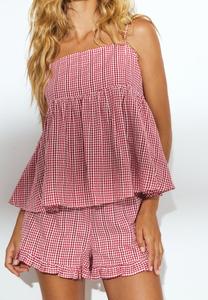 Топ NA-KD OPEN BACK STRAP , Red