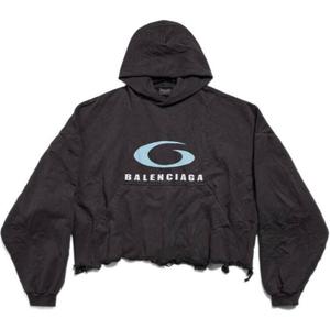 Толстовка унисекс черная Balenciaga, черный