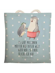 Шоппер Mr. & Mrs. Panda, цвет blau pastell