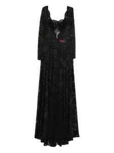 Макси-платье Rainy Miau By Clara Rotescu, черный
