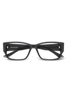 Очки в квадратной оправе Balenciaga Eyewear, серый