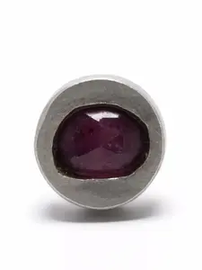 Серьга-гвоздик с рубином Parts of Four, серый