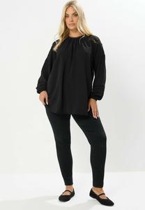 Блуза Yours Clothing LACE INSERT, Black/Anthracite