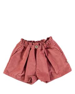 Детские шорты с фактурной тканью Petit Indi, красный