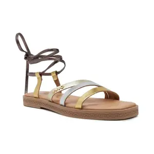 Кожаные босоножки Иман 03 Liu Jo, коричневый