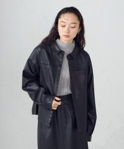 Рубашка из искусственной кожи/подходит для комплекта Comme Ca Ism, цвет Black