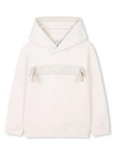 Lanvin Enfant худи с логотипом, нейтральный цвет