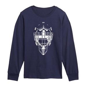 Футболка с длинным рукавом и принтом Boys 8-20 hockey mask Licensed Character, Navy