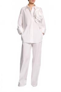 Популиновые брюки Power в чистом белом DOROTHEE SCHUMACHER