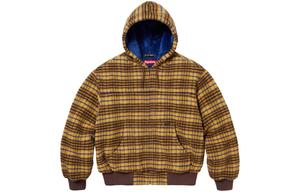Куртка Supreme Plaid Wool, черный / красный