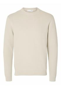 Свитер Ls Structure Crew Neck Noos Selected, цвет oatmeal