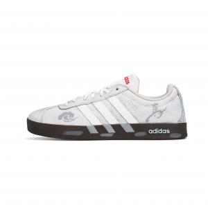 VL COURT 2.0 Lunar Post CNY Horse Year, Horse Stepping On Auspicious Clouds Coverage Low top Skateboard Shoes Adidas, светло серый