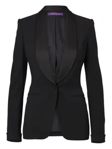 Шерстяной пиджак с шалевым воротником Polo Ralph Lauren, черный