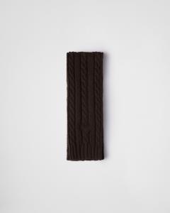 Кашемировый шарф Prada, коричневый