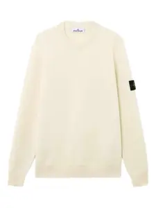 Свитер с логотипом Stone Island, нейтральный