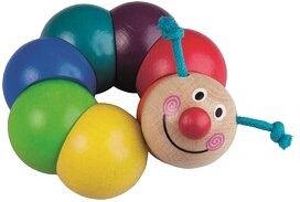 Детоа, деревянная игрушка Чайная гусеница Detoa