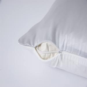 FGDSEEEKJUFHH Шелковая наволочка с боковой молнией Dark Blue Dark Blue