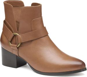 Женские ботинки Johnston & Murphy Trista Harness - ботинки на каблуке 2,125 дюйма, деловая повседневная обувь, Cognac