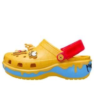 Сандалии (WMNS) Crocs x Disney Winnie the Pooh Classic Platform Clog 'Yellow Red', желтый