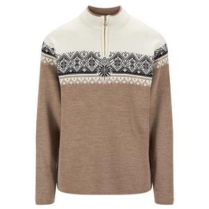 Свитер Dale of Norway Moritz с застежкой-молнией на четверть длины (мужской), Mountainstone/Off White/Black