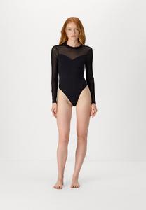 Боди PCMILLY MESH BODYSTOCKING Pieces, черный