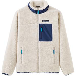 Теплая флисовая серия Велюровое пальто Унисекс CAMEL, Бежевый абрикос