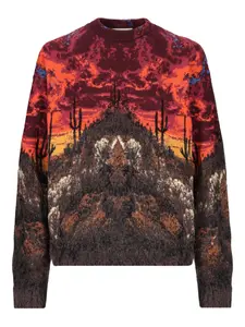 Свитер с круглым вырезом Laneus, красный