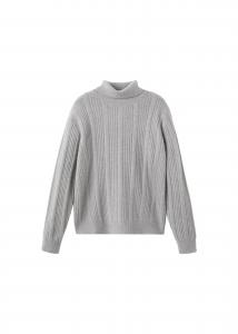 MANGO MAN Свитер 'Marinat' в сером цвете