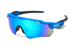 TR/Memory Пластиковые Солнцезащитные Очки Неправильной Формы Унисекс Черный/Синий Oakley