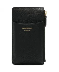 Кошелек Myea на молнии из искусственной кожи Emporio Armani, черный