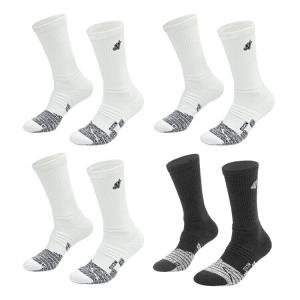 NICEID Носки до колена унисекс, 4 двойных (белые * 3 + черные)