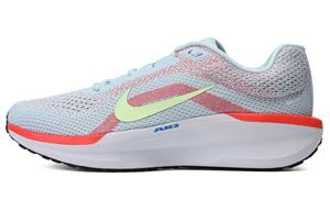 Nike Винфло 11 Ледниково-синий Яркий малиновый парус Едва вольт Оранжево-красный Белый, цвет Orange Red/White