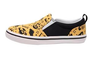 CN VULCA 100 SO Jr Girl ENR2 Антискользящие износостойкие низкие детские скейтбординговые кроссовки Желтый Черный Дети DECATHLON