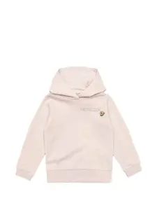 Худи с логотипом Moncler Enfant, розовый