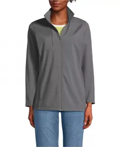 Женская куртка Soft Shell Lands' End, серый