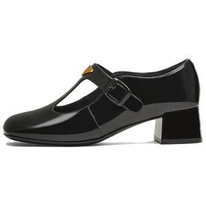 Женские повседневные туфли Супермодели Мэри Джейн 4 см TATA, Black