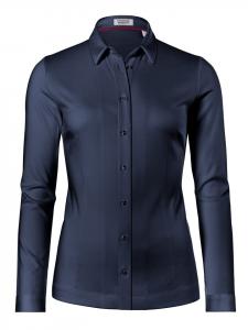 Блуза Vincenzo Boretti tailliert, темно-синий