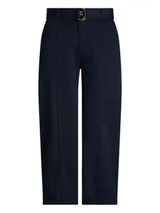 Прямые брюки с ремнём Lauren Ralph Lauren, синий