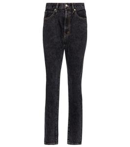 Узкие джинсы Beatnik с высокой талией Slvrlake, Black Smoke