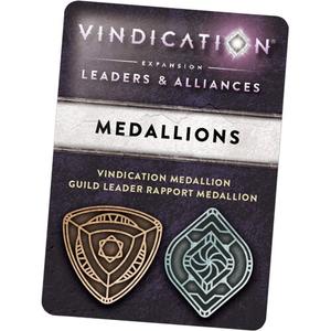 Настольная игра Orange Nebula Vindication: Leaders & Alliances - Metal Medallion Upgrades