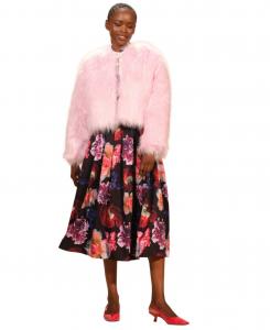 Женская толстая куртка с длинными рукавами Isaac Mizrahi, Orchid Pink