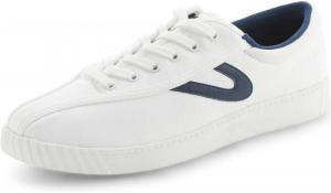 Мужские кеды TRETORN Nylite из холщовой ткани, белый/синий